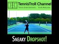Sneaky Tennis Dropshot  |  USTA 5.0+ #tennis #shorts