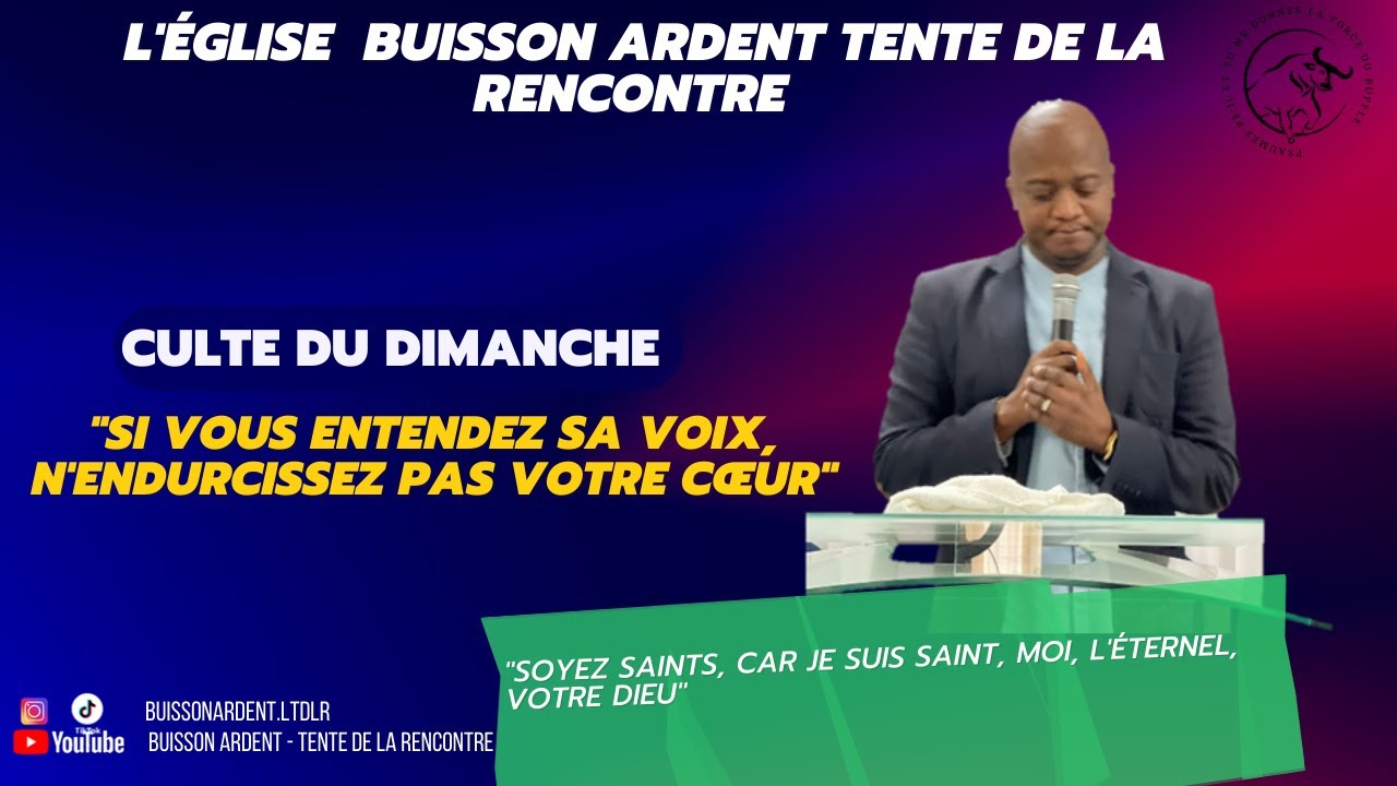 Si vous entendez sa voie, n'endurcissez pas votre cœur \