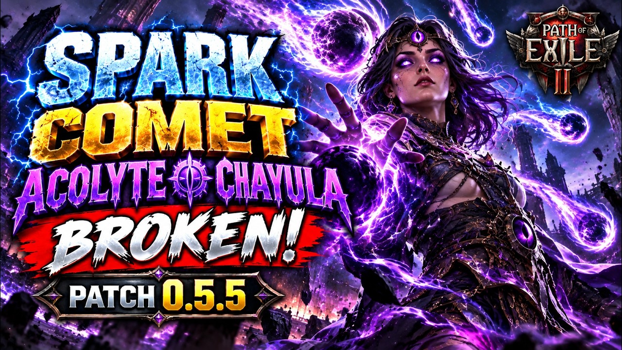 SPARK COMET ACOLYTE OF CHAYULA BUILD GUIDE | PATH OF EXILE 2 PATCH 0.5.5