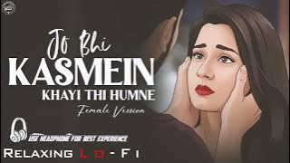 Jo Bhi Kasmein Khai Thi Humne -Female Version || Relaxing Lo-FI || क्या तुम्हे याद है |90s Lofi Song