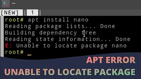 Cara Mengatasi Unable to locate package Ketika Menginstal Menggunakan apt install