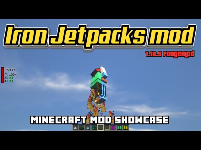 Minecraft How make a JETPACK **Complete Build** Mctricity Mod Showcase 