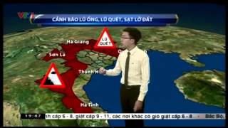 Bản tin thời tiết tối 24 ngày 25 6 2015 - Bão số 1 2015 và tình hình sau bão