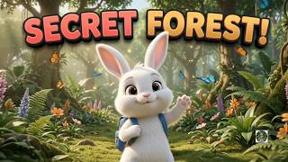 Little Bunny's Happy Forest Adventure 🐰🌿 | Cute 3D Kids Song | Kids Verse