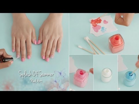 Easy Summer Nail Art - Candy Splash - Glamrs