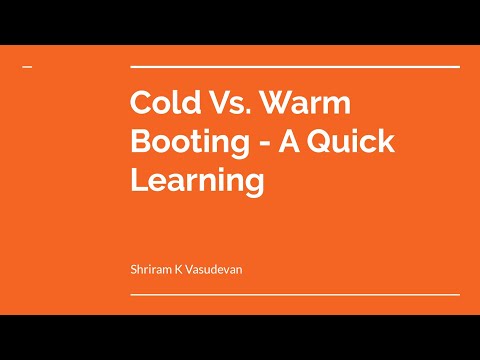 What is cold reboot?