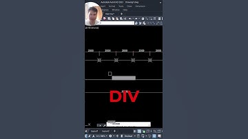 Cách Chia Đoạn Thẳng Thành Nhiều Phần Bằng Nhau #xuhuong #autocadcoban #autocad
