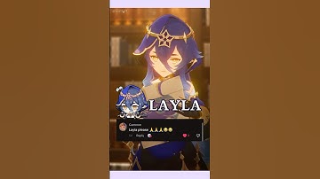 How To Build Layla in 60 Seconds #genshinimpact #hoyocreators #genshinguide #layla