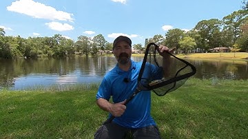 Black Paw Floating Fishing Net Foldable Fish Landing Net