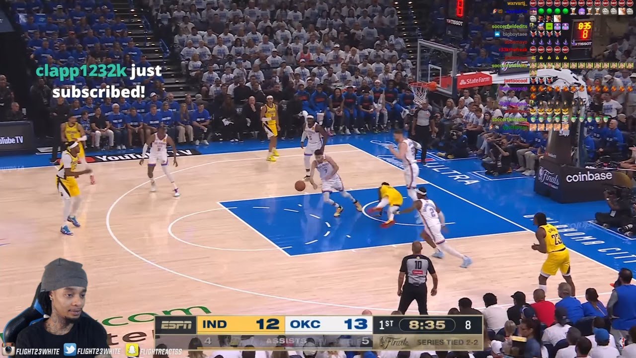 FlightReacts To #4 PACERS at #1 THUNDER | NBA FINALS GAME 5 HIGHLIGHTS | June 16, 2025!