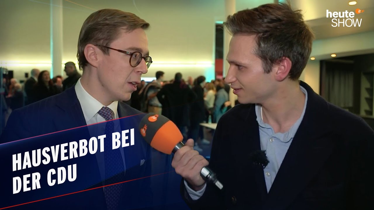 Bilder, Bücher, Bargeld: Lutz und Fabian verteilen Geschenke im Bundestag | heute-show