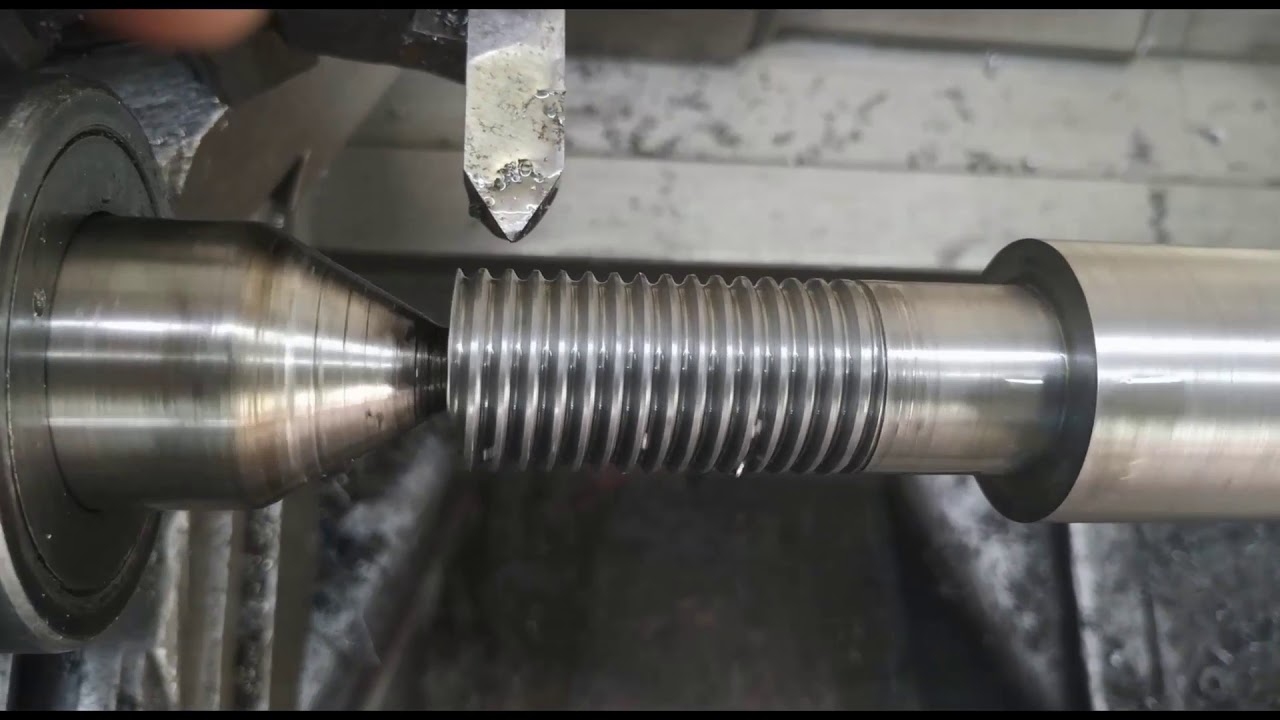 Tornillo rosca izquierda en torno mecánico YouTube Tornillo rosca izquierda en torno mecánico YouTube