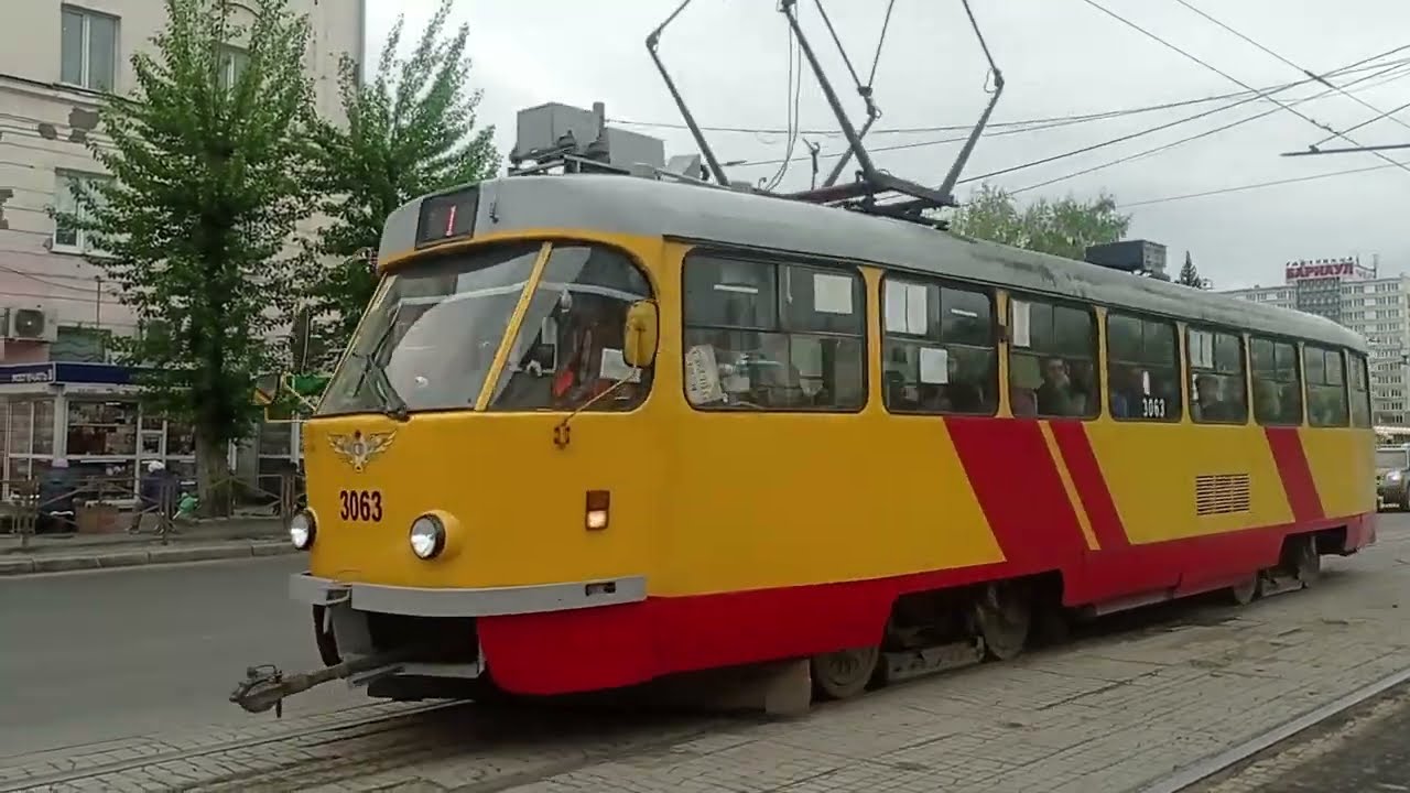 Барнаульский трамвай. От вокзала - к старому центру