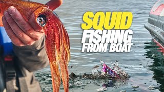 How to catch SQUID from BOAT