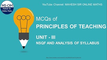 POT MCQ | Unit 3 | Principles of Teaching (Vocational Training) | ITI CITS RPL |
