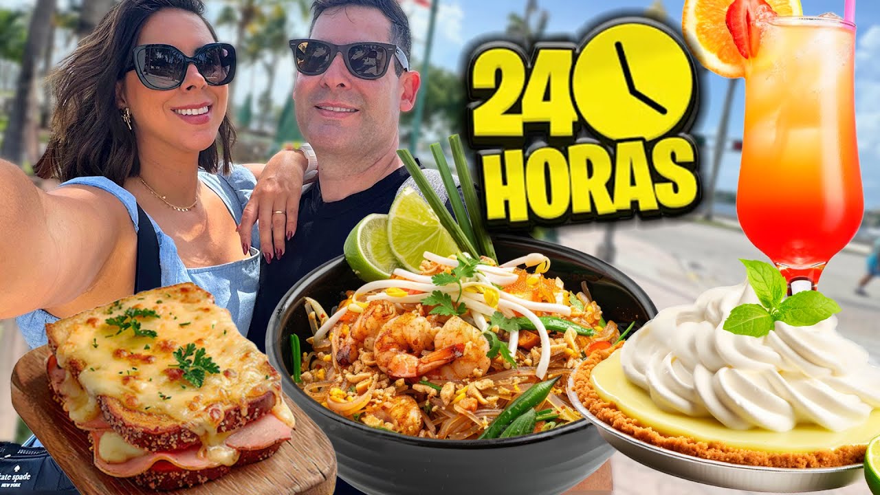 24 horas comendo na Flórida| Food Tour Palm Beaches