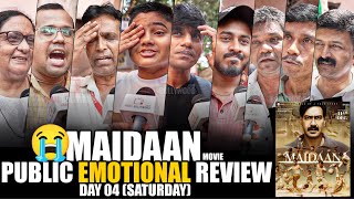 People Almost Cried after Watching MAIDAAN Movie | Day 04 Saturday | Public Review | G7 Bandra