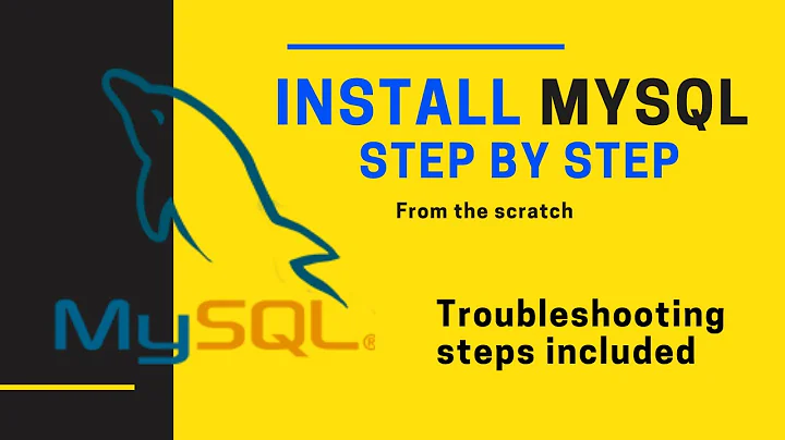 Install MySQL to your Windows Local Computer from the Scratch
