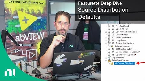 NI LabVIEW 2025 Q3 – Source Distribution Defaults