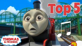 Thomas & Friends UK™ | Top 5 Songs! | Best of Thomas Highlights | Thomas Top 5 | Kids Cartoon