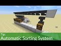 Tip: Automatic Sorting System in Minecraft