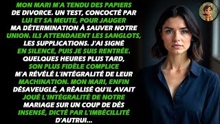 Mon mari m'a donné des papiers de divorce comme un "test" - J'ai découvert la vérité sur notre...