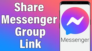 How To Share Messenger Group Link 2022 | Copy Messenger Group Chat Link | Facebook Messenger App screenshot 1