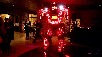TLC Ent 8 foot giant LED Party Robot for hire!