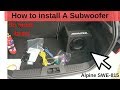 How to install a Sub - Alpine SWE-815 - Fiesta ST180