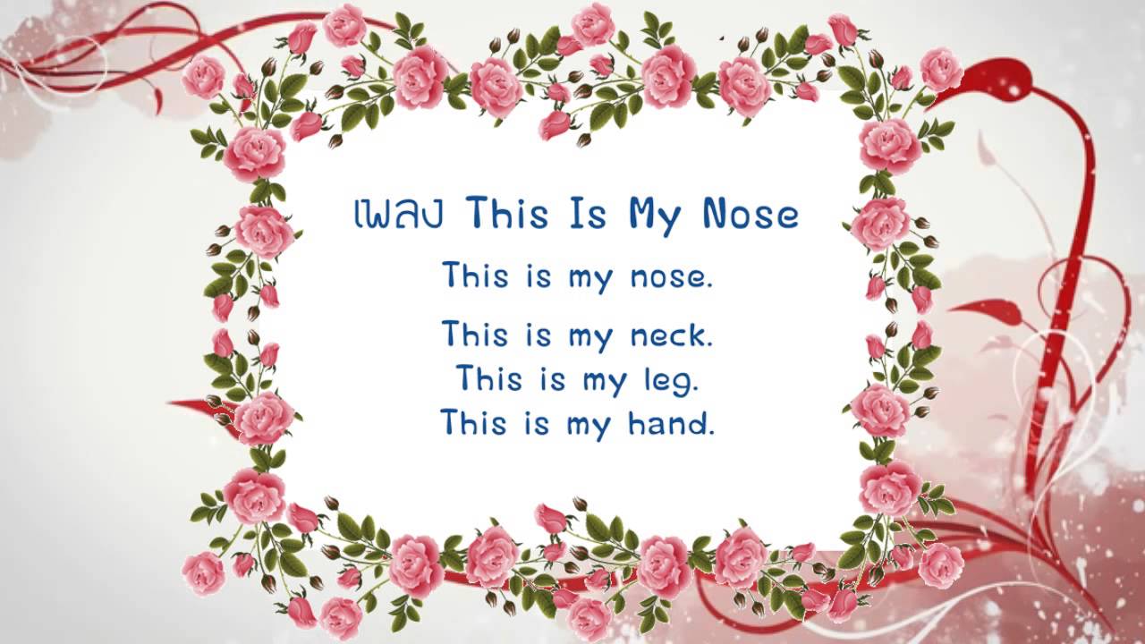 เพลง This is my nose