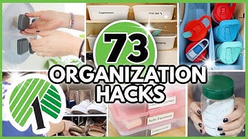 73+ Dollar Tree Organization Hacks From a Pro (Get your house organized FAST!!!)