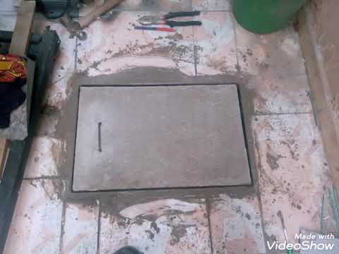 Hechura Y Colocacion De Tapa De Concreto Para Registro Youtube