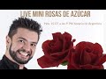 Como hacer mini Rosas de Azúcar