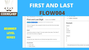 FLOW004| first and last digit | codechef beginner level  | codechef solution