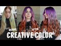 Hair Transformations with Lauryn: Purple to Orange Ombre Color Melt Ep. 163