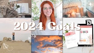 ♡ Making 2024 my best year yet ~ Goal Setting Process, 2024 Goals and Notion Template