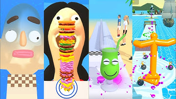 Sandwich Runner - Burger Run - Juice Run - Tall Man Run - Gameplay Walkthrough Android, IOS #3