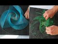 Spiral string art  string art tutorial  diy string art  wooglobe