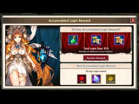 King's Raid: Accumulated Login Rewards