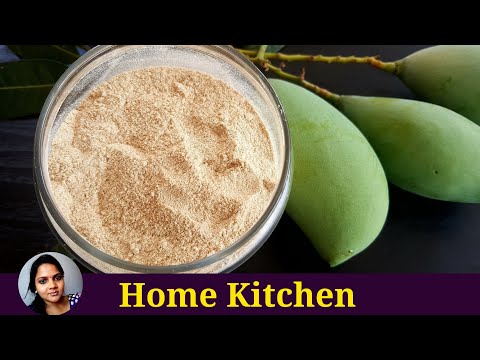 மாங்காய் பொடி | Amchur Powder Recipe | Amchur Powder Recipe In Tamil |