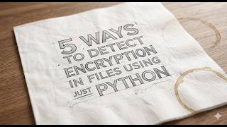 #002 5 EASY ways to DETECT ENCRYPTION using python
