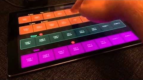 Universe + iPad (touchOSC) setup