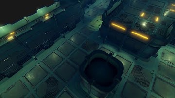 Top-down modular scifi environment