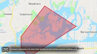 TORNADO WARNING for Western Nassau County, NY and Southern Queens, NY (cancelled) | [crazycube32]