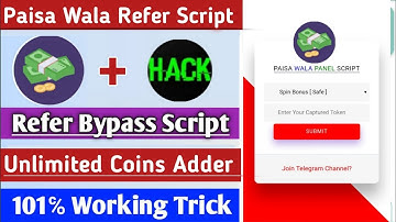 Paisa wala App Script | Paisa wala App Unlimited Coin Added Script | Paisa wala App