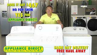 Appliance Direct Does It Say Dryers