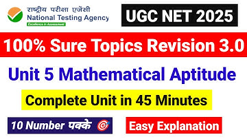 💥Class 5 Mathematical Reasoning | Revision Series 3.0 | NTA UGC NET Paper 1 | UGC NET Mentor