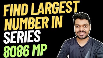 Largest Number in a Series of 10 Numbers 8086 Microprocessor Program