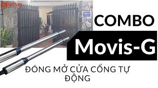 Video Thực Tế Combo Đóng Mở Cửa Cổng Tự Động Movis G