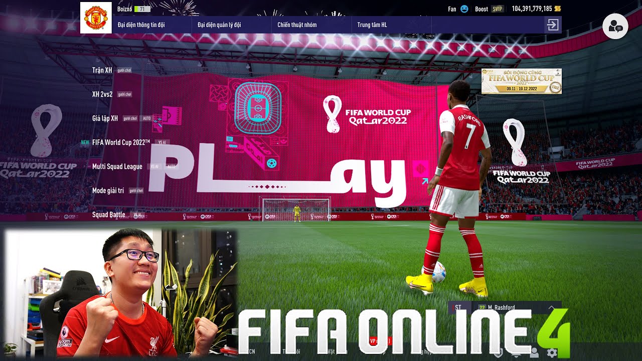 FIFA ONLINE 4: 100 TỶ XÂY TEAM MAX PING NHẤT CÙNG MESSI, QUẨY RANK VỚI DÀN PHÁP WC22 1K TỶ SIÊU ĐẸP